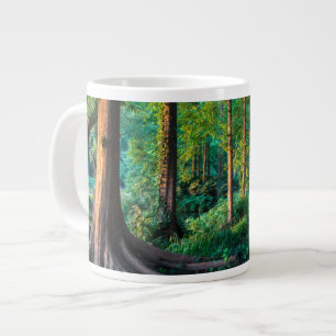 Taza De Café Gigante Bosques Vegetación y bosques
