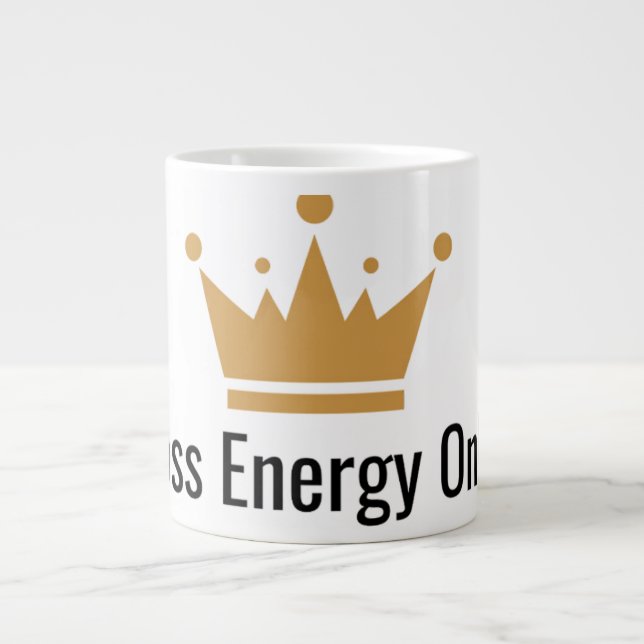 Taza De Café Gigante Boss Energy Only Mug (Frente)