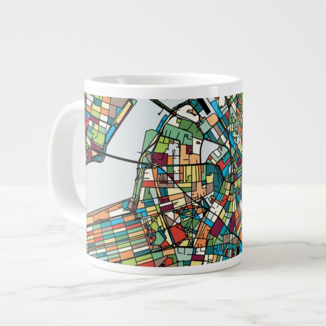 Taza De Café Gigante Boston City USA (Izquierda)