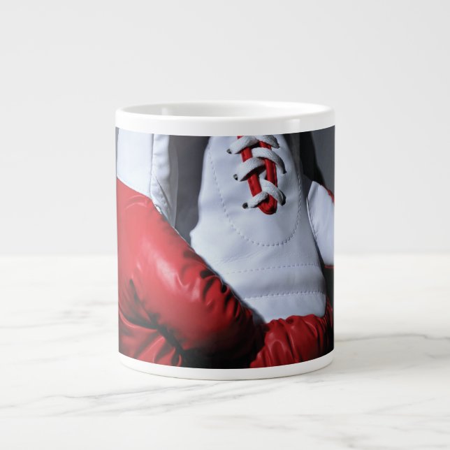 Taza De Café Gigante Boxing gloves  (Frente)
