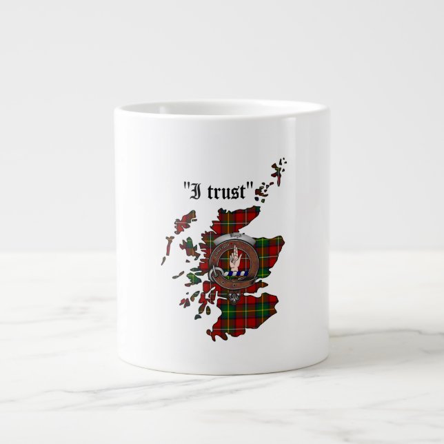 Taza De Café Gigante Boyd Clan Badge Jumbo Mug (Frente)