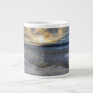 Taza De Café Gigante Brazo de vuelta del solsticio de invierno