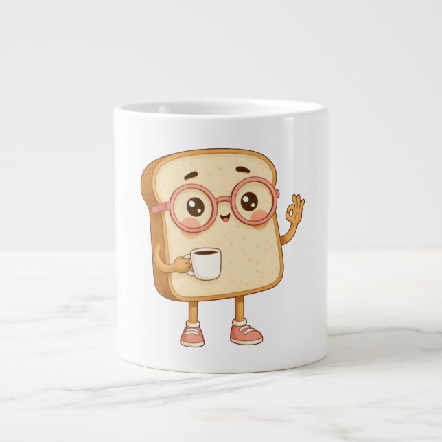 Taza De Café Gigante Bread Tony – Coffee Break (Frente)