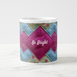 Taza De Café Gigante Bright Quilt