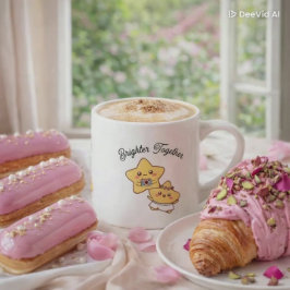 Taza De Café Gigante Brighter Together – Cute, lovely Couple Mug Gift