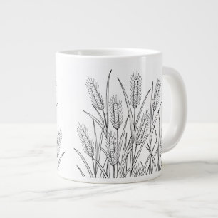 Taza De Café Gigante Broomsedge - Andropogon virginicus - Plantas nativ