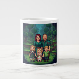 Taza De Café Gigante Brown Family Coffee Mug 