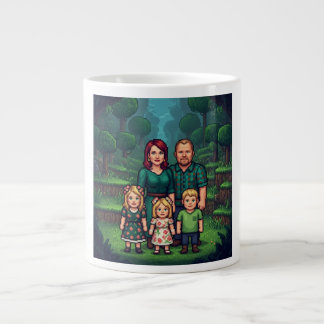 Taza De Café Gigante Brown Family Coffee Mug 