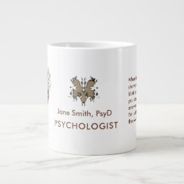 Taza De Café Gigante Brown Rorschach Psychology Customizable Freud Figu