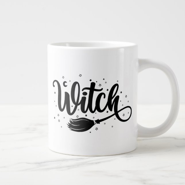 Taza De Café Gigante Bruja (Derecha)