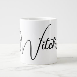 Taza De Café Gigante "¡Bruja!" Personalizable Mug