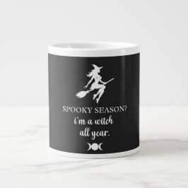 Taza De Café Gigante bruja todo el año • regalos de bruja ||
