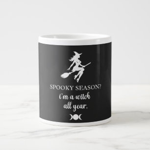 Taza De Café Gigante bruja todo el año • regalos de bruja    