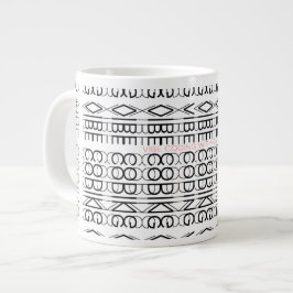 Taza De Café Gigante Bucles de código y vibraciones de cafeína