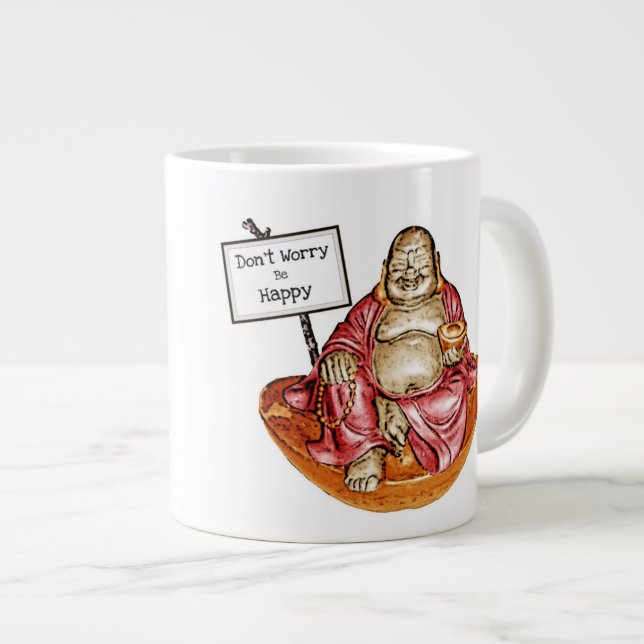 Taza De Café Gigante Buda de risa (Derecha)