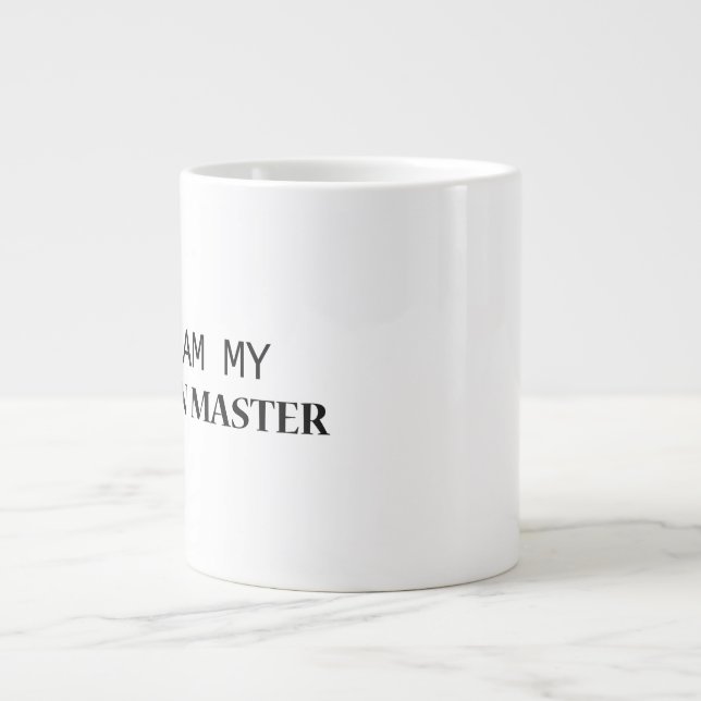 Taza De Café Gigante Buddy simple - Estilo cotidiano informal (Frente)