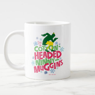Taza De Café Gigante Buddy the Elf   Cabecera de algodón Ninny-Muggins