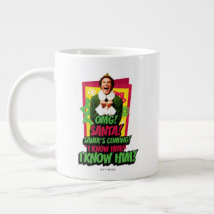 Taza De Café Gigante Buddy the Elf ¡Dios mío! ¡Santa!