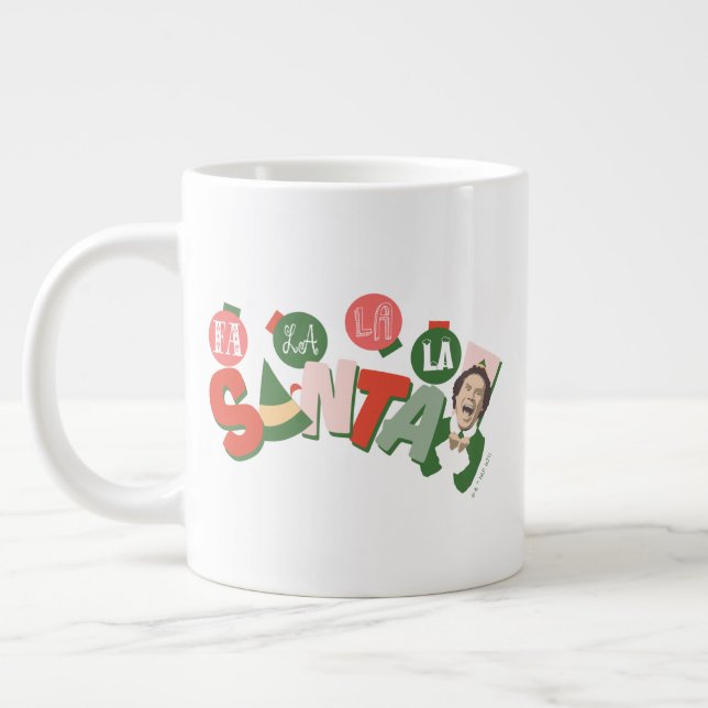 Taza De Café Gigante Buddy the Elf | Fa La La La Santa (Izquierda)