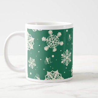 Taza De Café Gigante Buddy the Elf Snowflake Pattern