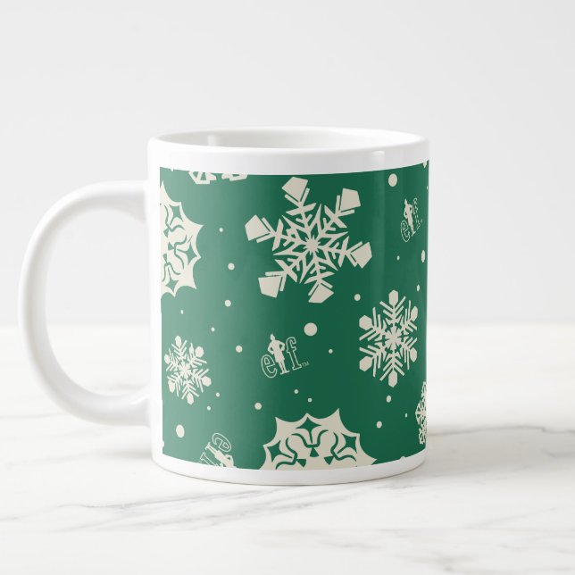 Taza De Café Gigante Buddy the Elf Snowflake Pattern (Izquierda)