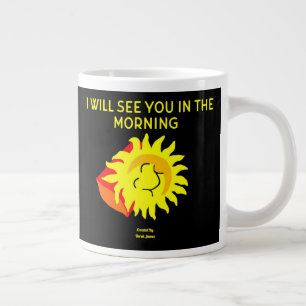 Taza De Café Gigante Buenas noches Sun Jumbo Mug