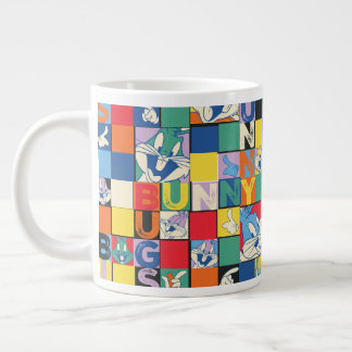 Taza De Café Gigante BUGS BUNNY™ Colorful Name y Face Checker