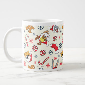 Taza De Café Gigante BUGS BUNNY™, DAFFY DUCK™ y Patrón navideño de Lola