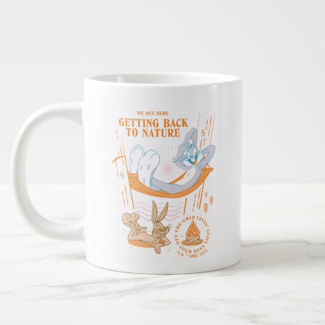 Taza De Café Gigante BUGS BUNNY™ Regresando A La Naturaleza (Izquierda)