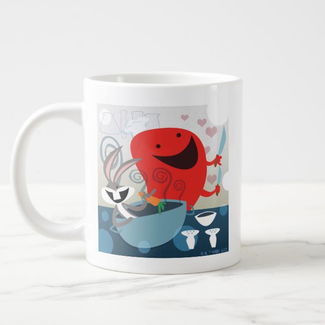Taza De Café Gigante BUGS BUNNY™ y Gossamer Whimsical Meal Prep (Izquierda)