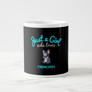 Taza De Café Gigante Bulldog Francés Para Chicas Bulldog Francés