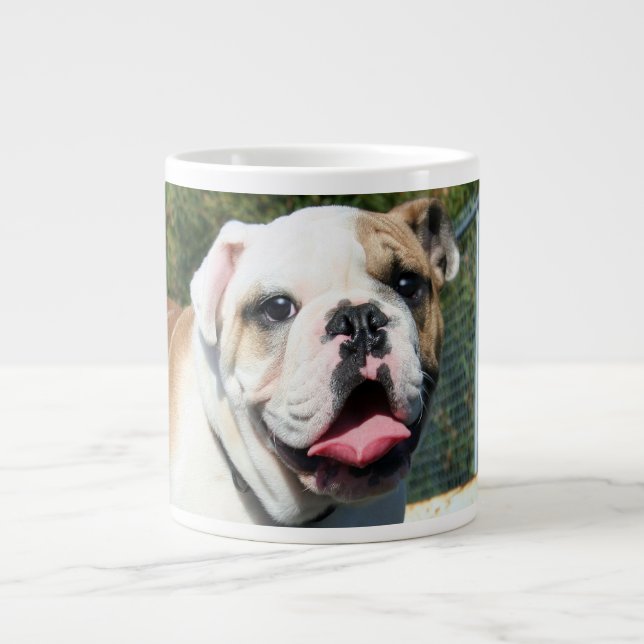 Taza De Café Gigante bulldog inglés (Frente)