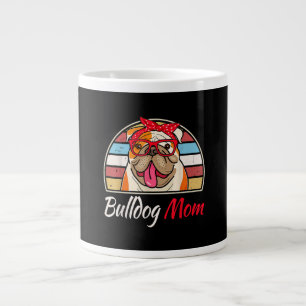 Taza De Café Gigante Bulldog inglés Lover Gifts Bulldog Mamá Papá