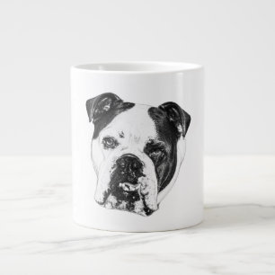 Taza De Café Gigante Bulldog Invernal Morning Mug