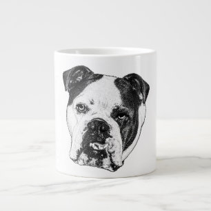 Taza De Café Gigante Bulldog Twinkle-Lit Brew