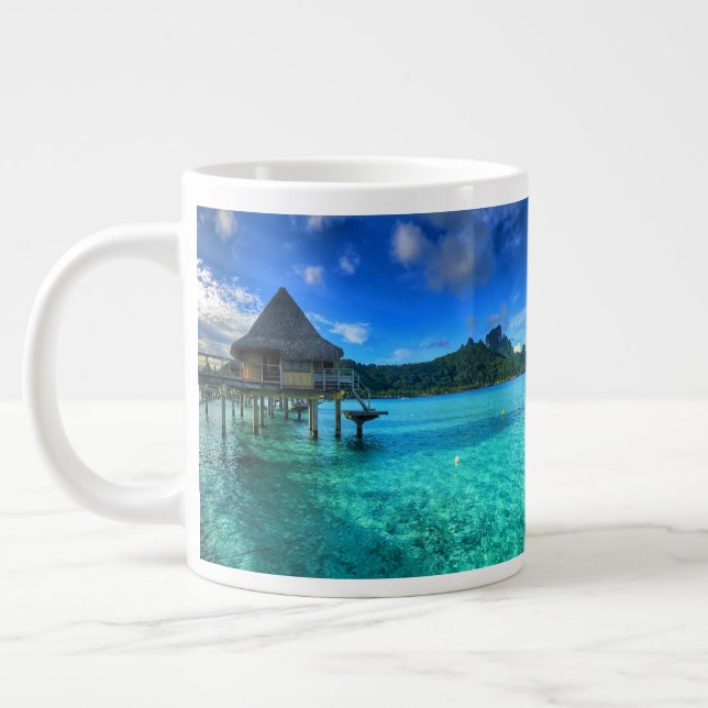 Taza De Café Gigante Bungalows de Bora Bora (Izquierda)
