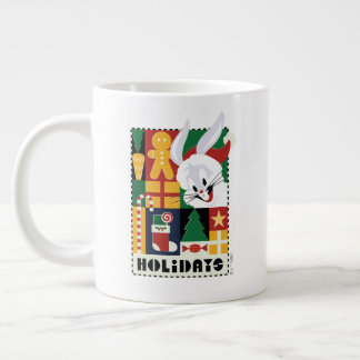 Taza De Café Gigante BUNNY™ Holidays Badge de LOONEY TUNES™ BUGS BUNNY™