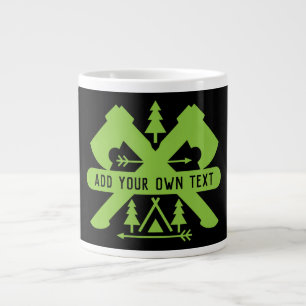 Taza De Café Gigante Bushcraft Outdoor Survivalist