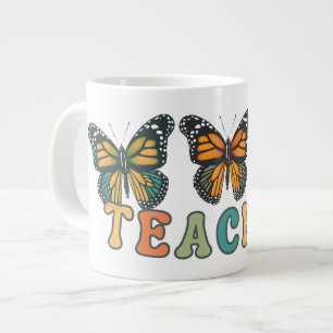 Taza De Café Gigante Butterfly Lover Teacher