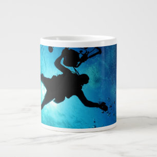 Taza De Café Gigante Buzo bajo el agua