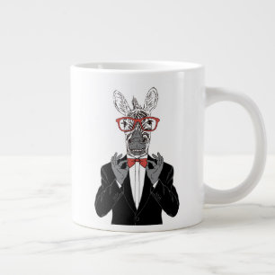 Taza De Café Gigante Caballero cebra
