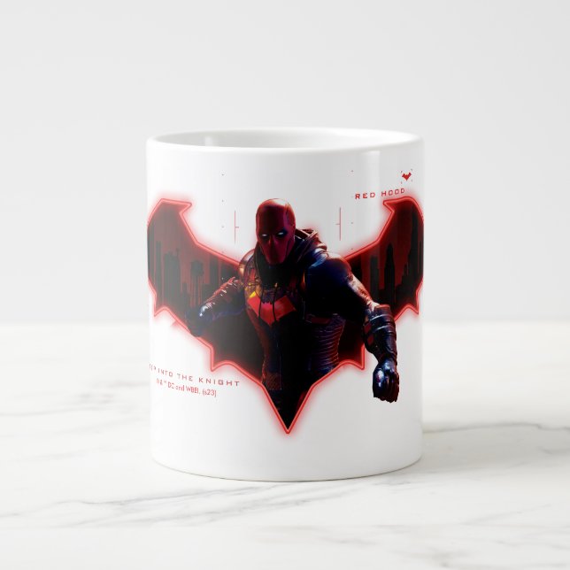 Taza De Café Gigante Caballeros góticos capucha roja con logo (Frente)