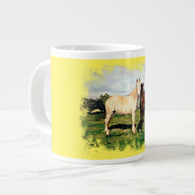Taza De Café Gigante Caballo (Izquierda)