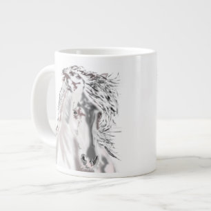 Taza De Café Gigante Caballo blanco