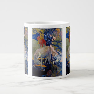 Taza De Café Gigante Caballo Blanco de Paul Gauguin