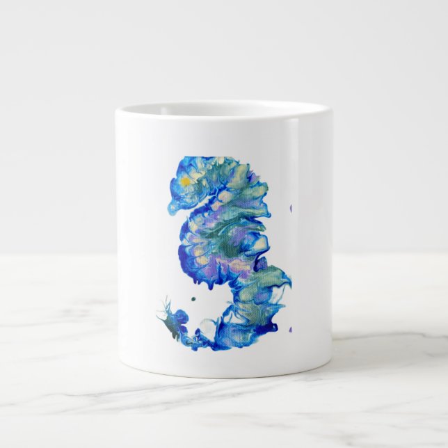 Taza De Café Gigante Caballo de mar (Frente)