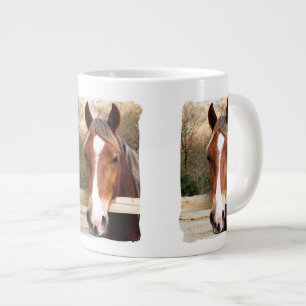 TAZA DE CAFÉ GIGANTE CABALLOS