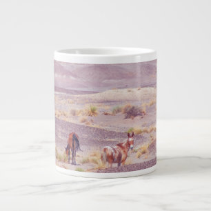 Taza De Café Gigante Caballos de desierto P8639