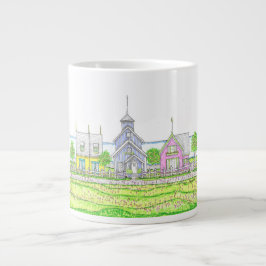 Taza De Café Gigante Cabañas de playa Gran Mug