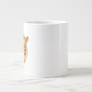 Taza De Café Gigante Cabeza de tigre